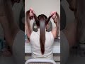 that viral ponytail hack #volumeponytail #ponytail #hairhack #hairstyle