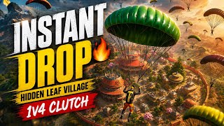 INSTANT DROP at Naruto Village 🙀 BGMI 4.5 Hot Drop #BGMI #BGMI45 #Naruto #pubg #HotDrop  screenshot 3
