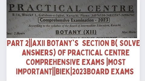 PART 2 XII BOTANY
