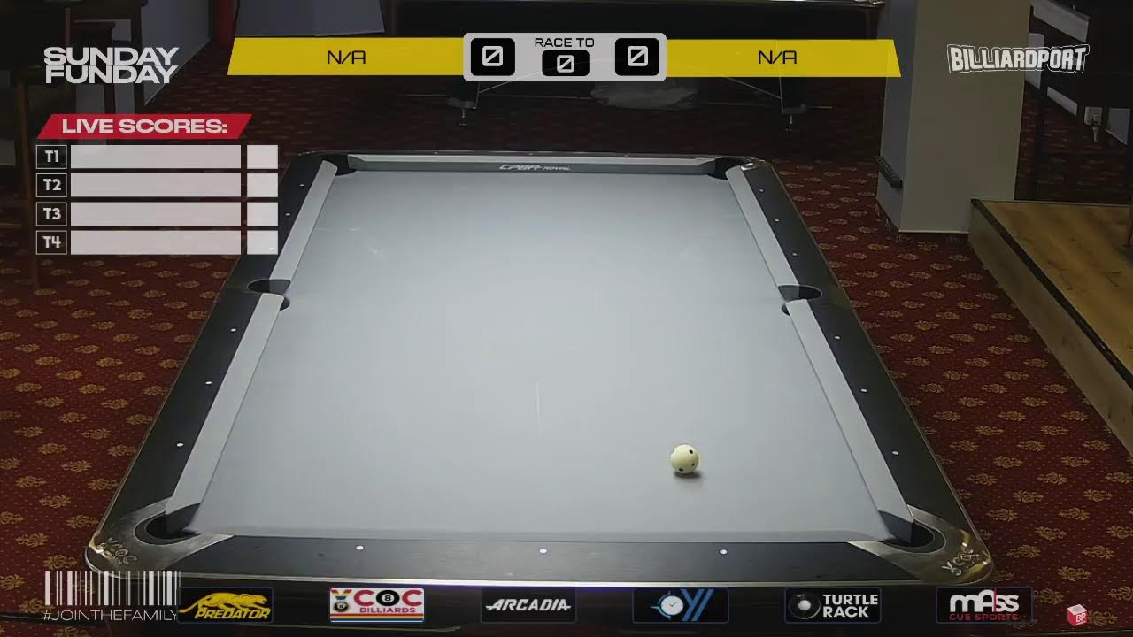 BilliardPort Challenge MatchFerdi-Sami vs Saki-Mustafa (9 Ball,RaceTo10,Winner Break)