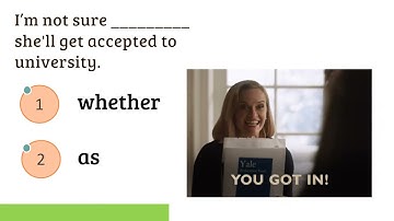 Subordinating Conjunctions Quiz - Part 2