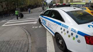 NYPD fails to yield to cyclist on 2nd Avenue in Manhattan