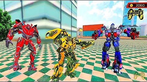 Bumblebee Transformer Wars: Grand Robot Transformers Game 2021 - Android Gameplay