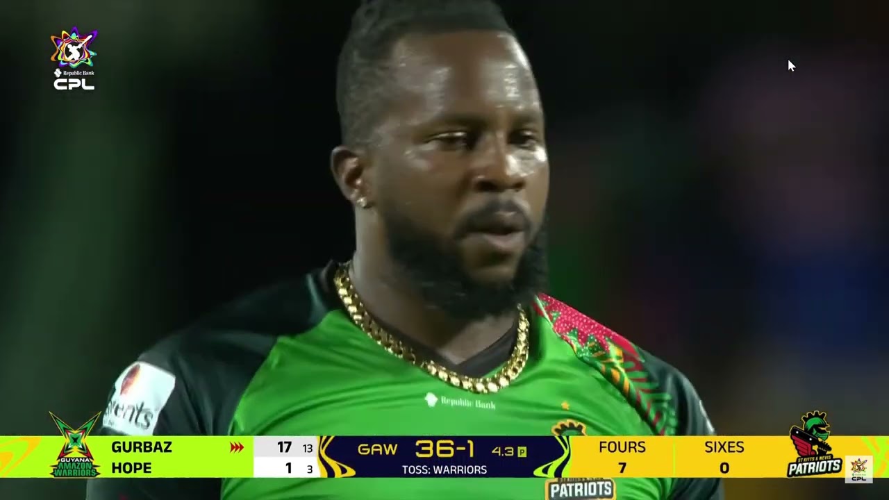 LIVE   St Kitts & Nevis Patriots vs Guyana Amazon Warriors   CPL 2024   YouTube — Mozilla Firefox 20