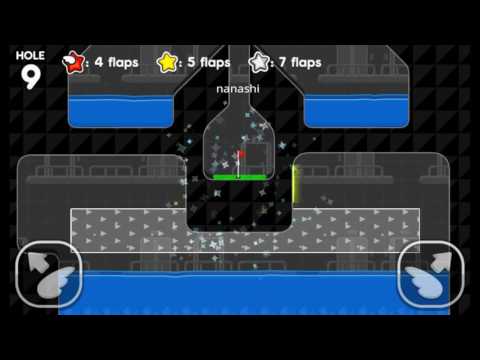 Flappy Golf 2 - Portal Grav Lab Hole 9 (4 Flaps)