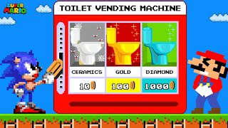 Which Toilet will Mario and Sonic Choose from the Vending Machine?