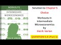 Choice Q5.6 - Part 1 (From 'Workouts in Intermediate Microeconomics' by Hal Varian)