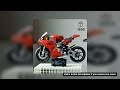 2025 MOC Technical 42202 Ducatis Panigales V4 S Motorcycle Building Blocks Model Mechanical Group Br