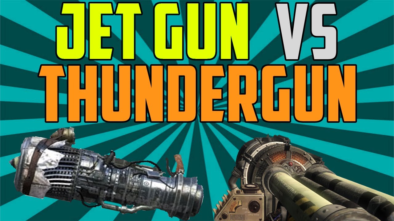 Jet Gun, Black Ops II, thundergun vs jet gun, Die Rise Zombies, Nazi Zombie...