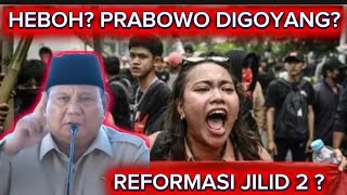 W4SPADA ?!  DEMO REFORMASI JILID 2 ? HARGA BBM NAIK ? HARGA SEMBAKO NAIK? GIMANA INI PRABOWO GIBRAN?