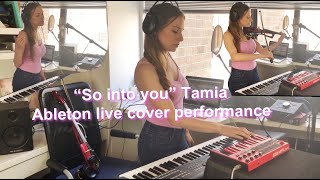 Tamia - So Into You (Ableton Live Cover by Julie Schatz with Jazz Piano Solo)