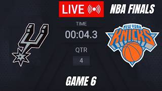 NBA LIVE! New York Knicks  vs San Antonio Spurs | 2026 NBA Finals Game 6 | June 16, 2026 SAS vs NYK