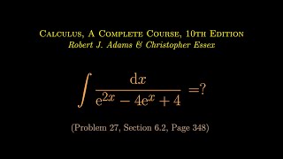 Problem 27, Section 6.2, Page 348 (Calculus, A Complete Course, 10th Edition,  Adams &  Essex)
