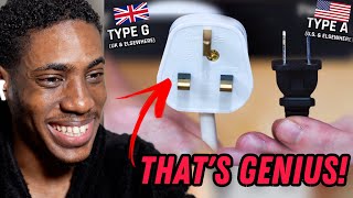 Why British Plugs and Outlets are the best in the world || FOREIGN REACTS