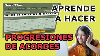 Como hacer una progresión de acordes GRATIS, te enseño a usar Chord Player