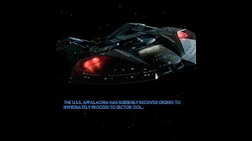 Star Trek-First Contact: Steamrunner class-  U.S.S. Appalachia responds to a distress call...