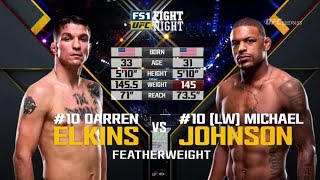 Darren Elkins vs Michael Johnson