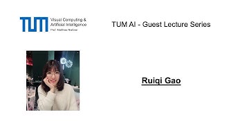 TUM AI Lecture Series - Diffusion Meets Flow Matching: Two Sides of the Same Coin (Ruiqi Gaoi)