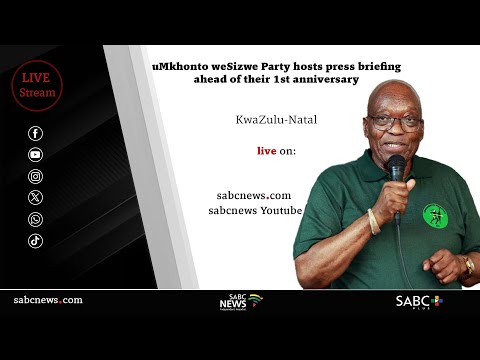 uMkhonto weSizwe Party hosts press briefing ahead of their 1st anniversary