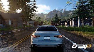 The Crew 2 - 800Hp Audi RS5 (R) Quattro Coupe Gameplay (Test Drive) Mountains screenshot 2