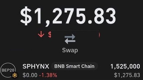 How To Sell SPHYNX Token Real, How To Swap SPHYNX LABS To BNB💯.