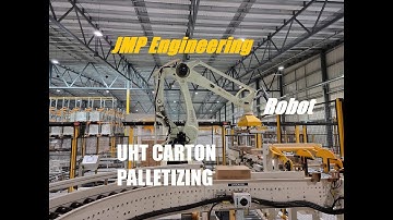 JMP Engineering Robot Arm | UHT Packaging Cartons Palletising