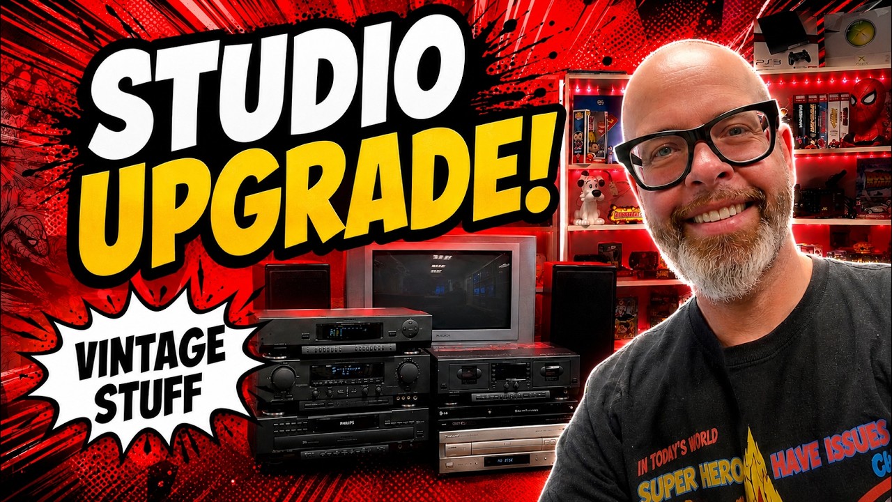 LaserDisc, DCC & CRT: onze studio krijgt een VINTAGE upgrade!