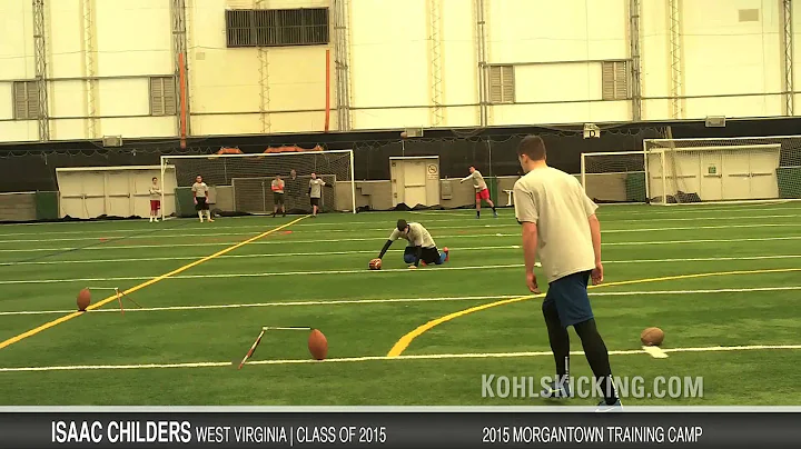 Isaac Childers 2015 Morgantown Trianing Camp