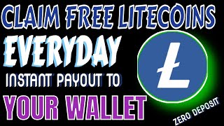 Claim FREE Litecoin Every Minute | No Deposit No Investment