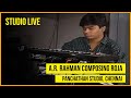 Ar rahman composing roja at panchathan studio  rare  h sridhar  g v prakash