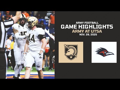 Army at UTSA Game Highlights