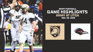 Army At Utsa Game Highlights
