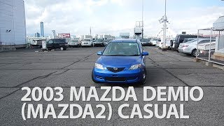 2003 MAZDA DEMIO (MAZDA2) CASUAL for sale