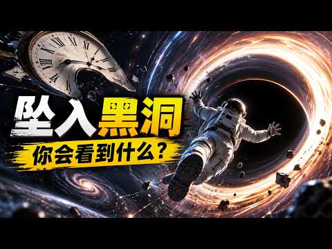 如果你掉进黑洞，会看到什么？第一视角模拟坠落全过程