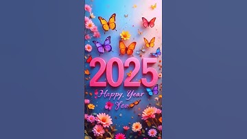 Happy New Year 2025 Animation | Happy New Year Animated Wishes |  #happynewyear #happyholidayseason