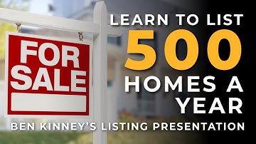 Listings - How to List 500 Homes a Year - Ben Kinney