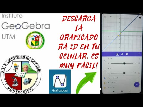 Cómo instalar la calculadora gráfica Geogebra 2D en tu celular?🤔