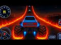 🚗 999m Mega Ramp Challenge | Longest Car Jump Ever &amp; Epic Sky Racing 😱