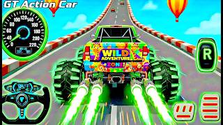 Mega Ramp Monster Car Racing 3D - Extreme Car Stunts -Android Gamepla #MegaRamp #3DGames #CarRacing screenshot 3