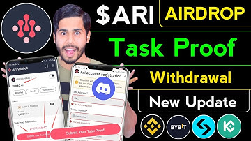 Ari Wallet Task Proof Submit, ari wallet New update,ari wallet withdrawal,ari wallet airdrop discord