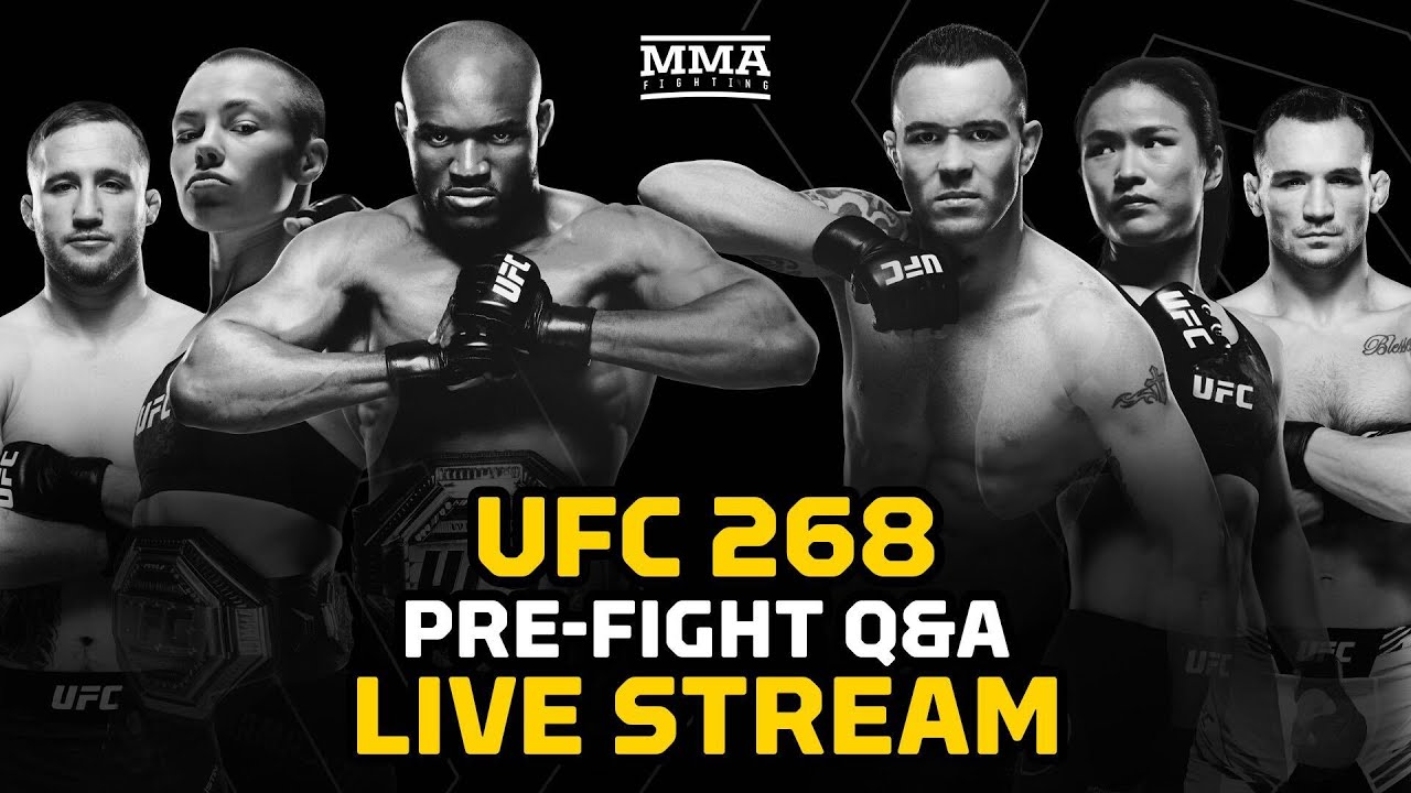 UFC 268 LIVE Pre-Fight QandA MMA Fighting