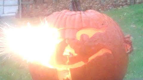 Exploding Pumpkin - SLOW MOTION