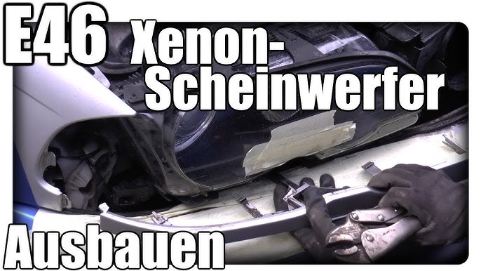 Front Xenon Headlight Removal BMW E46