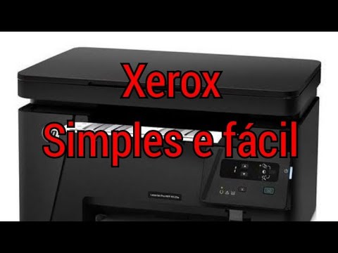 Com tirar uma xerox na impressora hp - YouTube