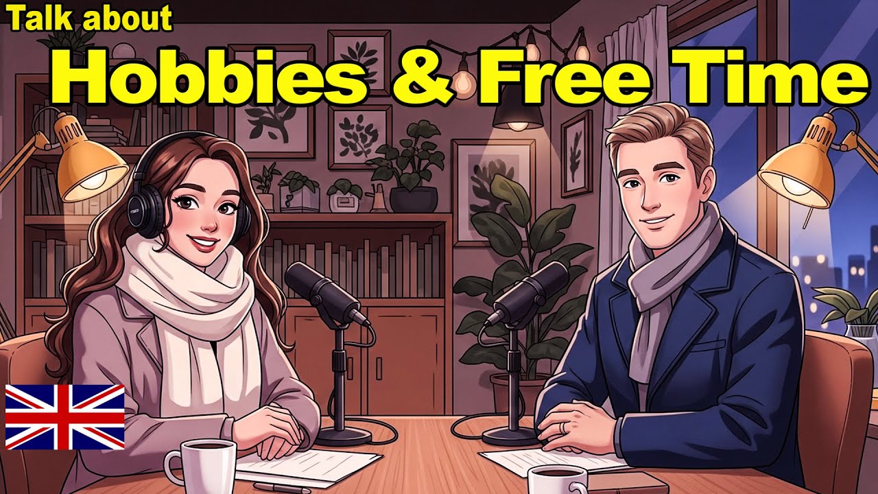 Talk About Hobbies & Free Time in English (A2) | Slow English Shadowing Practice