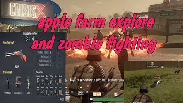crisis x gameplay | crisis x game apple farm explore | new open world survival game Android #crisisx