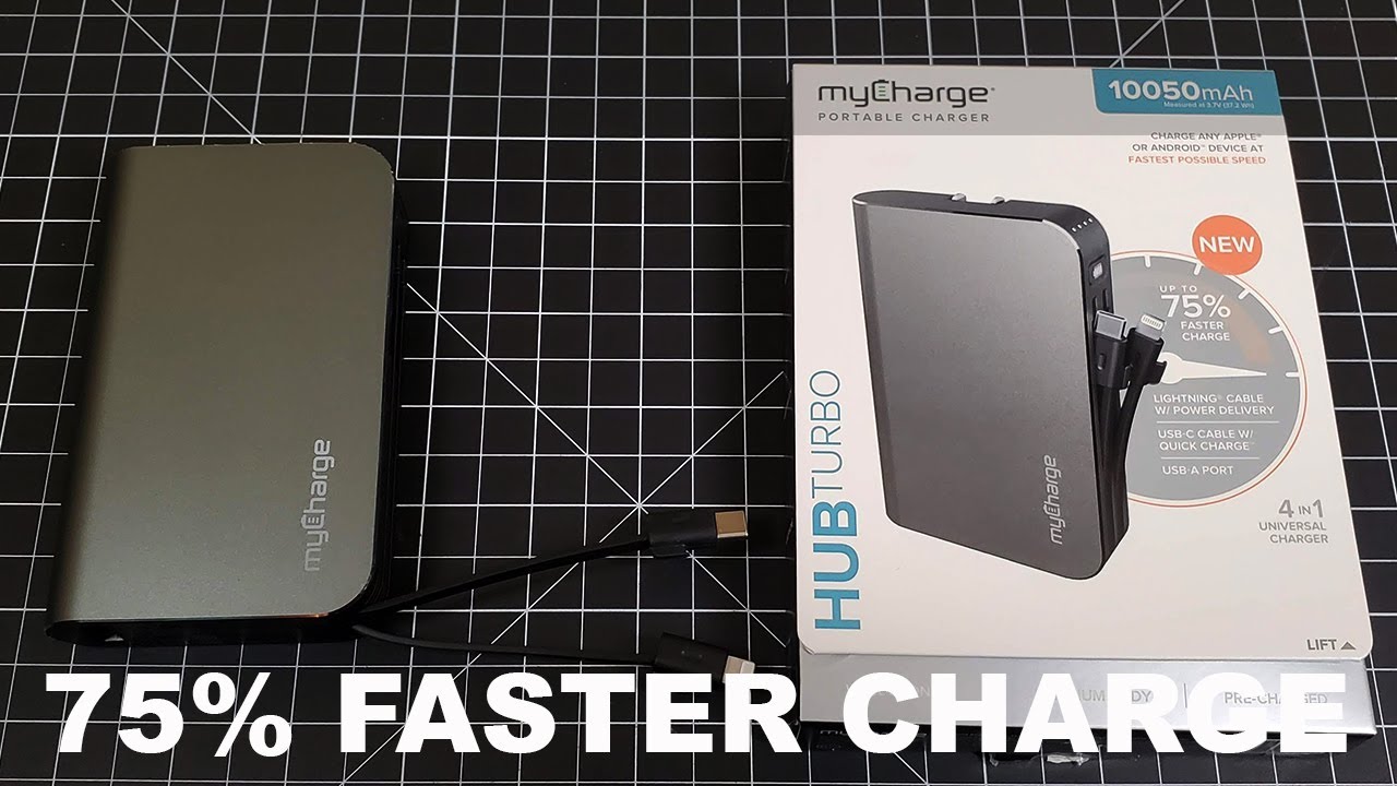 Charge Your IPhone And IPad Pro Up To 75 Faster My Charge HubMax Turbo 100500 Mah YouTube