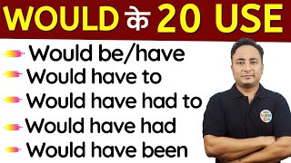 Would के सभी 20 Use । (Would + Be/Have) in English Grammar