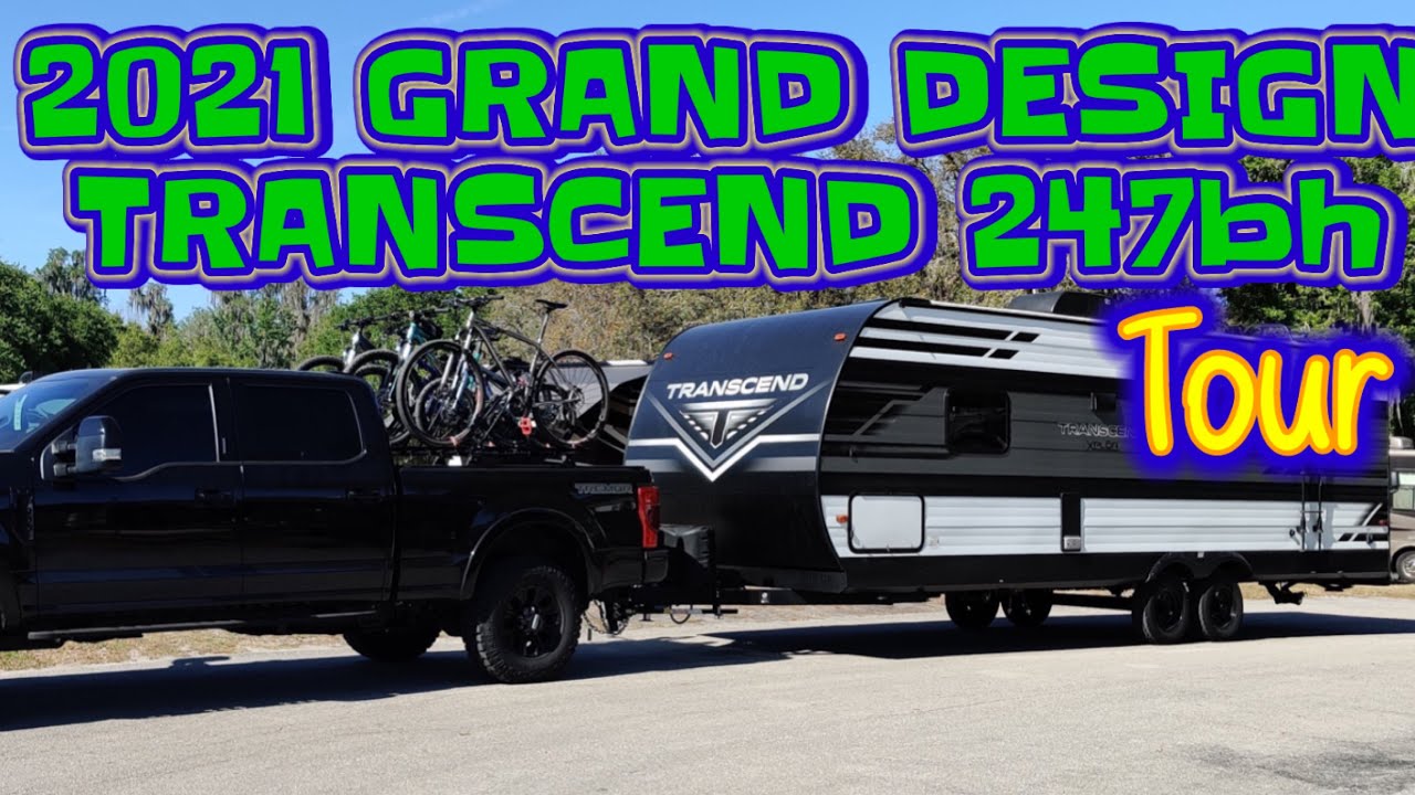 Tour our new 2021 Grand Design Transcend Xplor 247bh Travel Trailer Camper  RV Real-life Walk-thru - YouTube