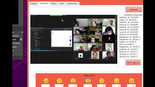 Face emotion  recognition Screen Zoom capture example
